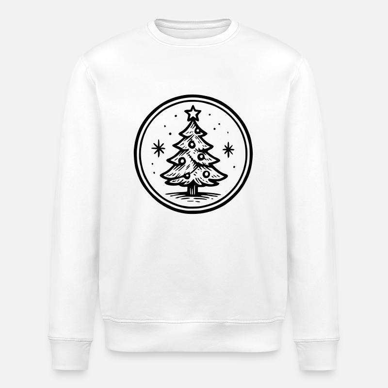 Merry Christmas - Sweat bio ROLLER Stanley/Stella Unisexe - blanc