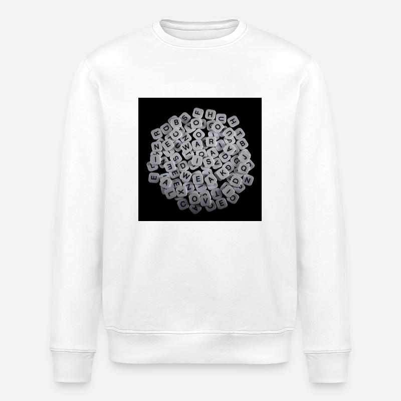 War is weak - Stanley/Stella ROLLER Unisex Organic Sweatshirt - white