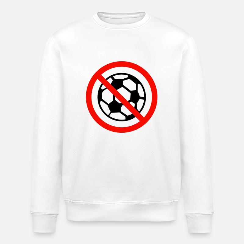 fussballverbot - Stanley/Stella Unisex Bio-Sweatshirt ROLLER - Weiß