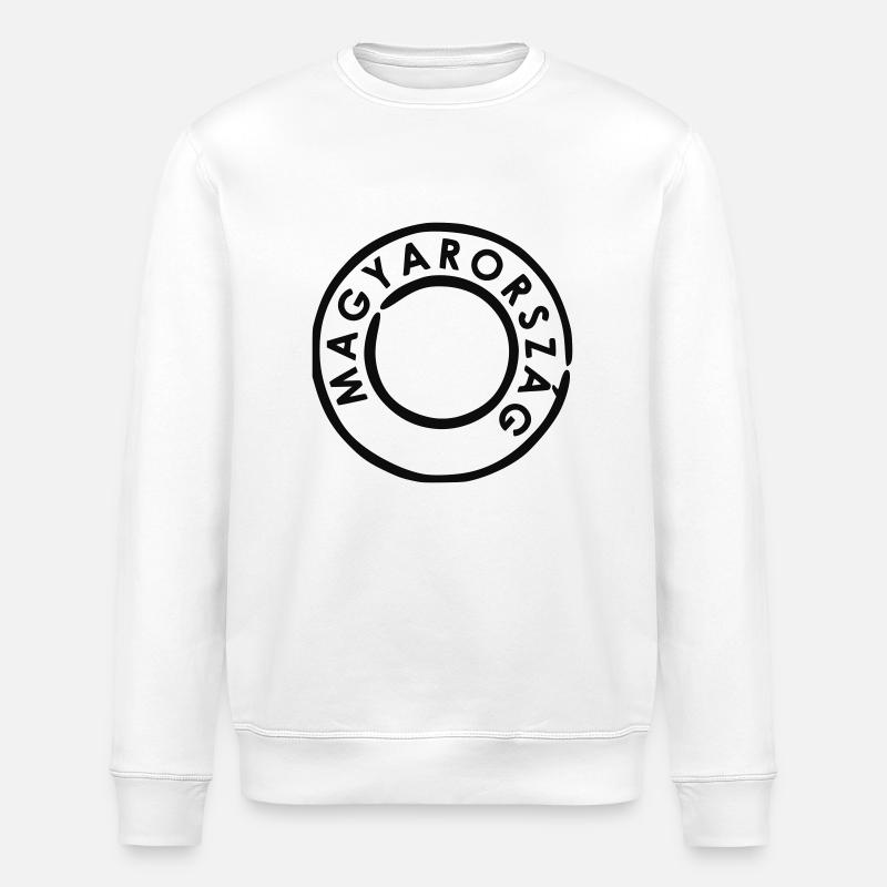 Ungarn - Stanley/Stella Unisex Bio-Sweatshirt ROLLER - Weiß