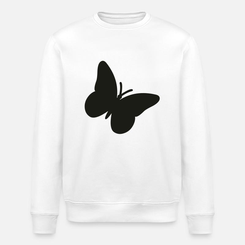 schmetterling - Stanley/Stella Unisex Bio-Sweatshirt ROLLER - Weiß
