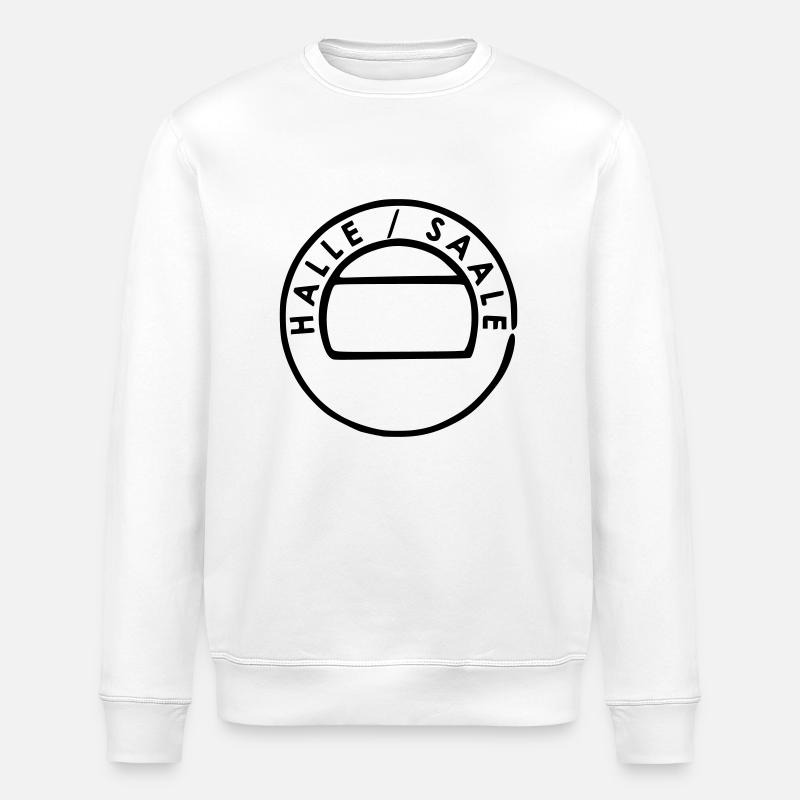Halle / Saale - Stanley/Stella ROLLER Unisex Organic Sweatshirt - white