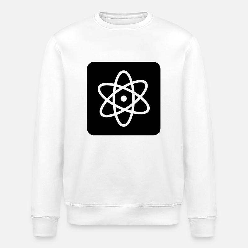 Attention: atomic physics - Stanley/Stella ROLLER Unisex Organic Sweatshirt - white