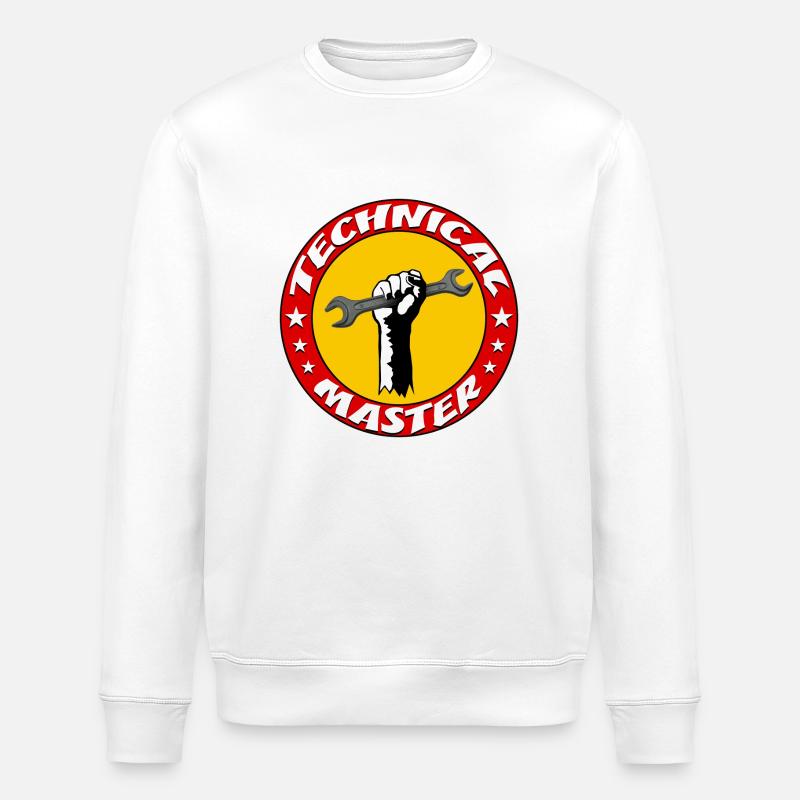 technische Meister - Stanley/Stella Unisex Bio-Sweatshirt ROLLER - Weiß