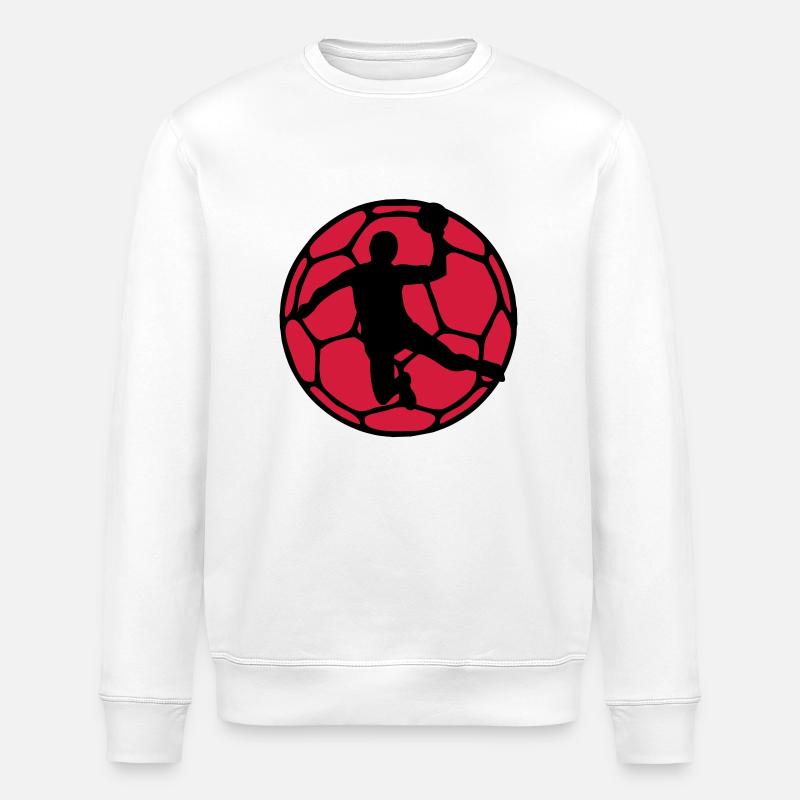 Handball - Stanley/Stella ROLLER Unisex Organic Sweatshirt - white