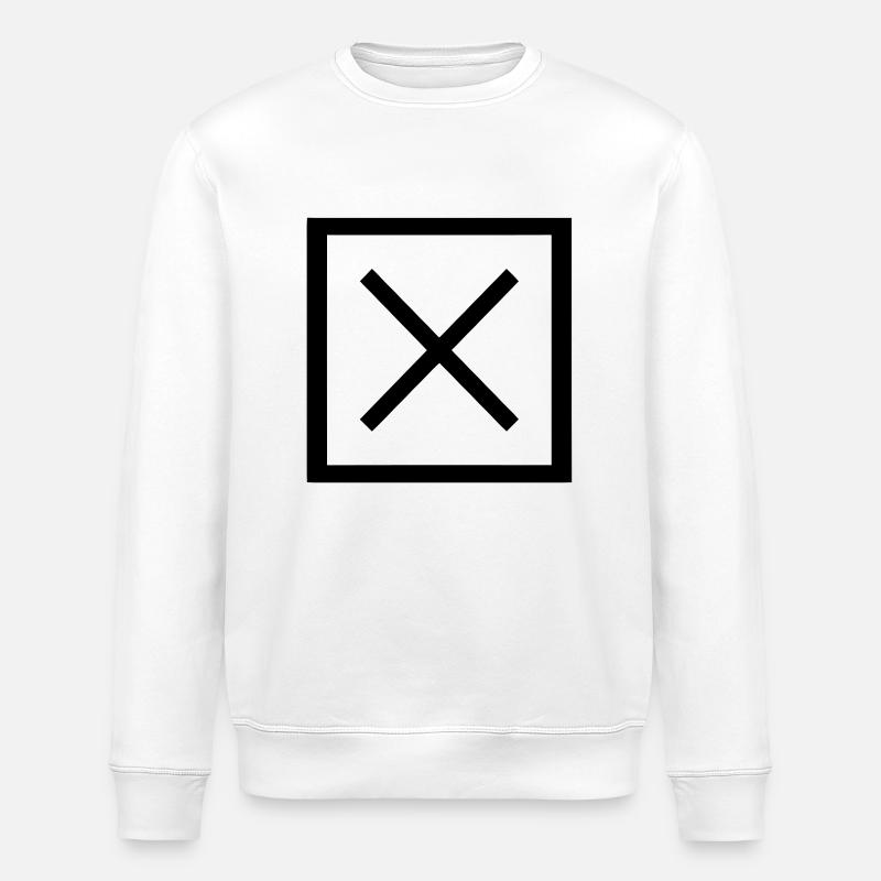 Intersection - Sweat bio ROLLER Stanley/Stella Unisexe - blanc