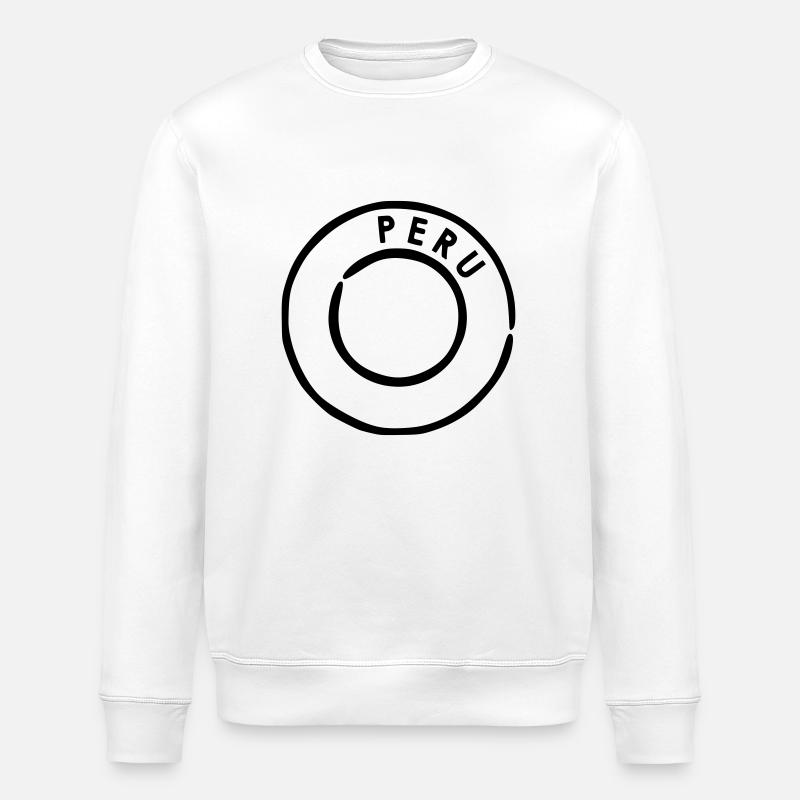 Perou Peru - Sweat bio ROLLER Stanley/Stella Unisexe - blanc