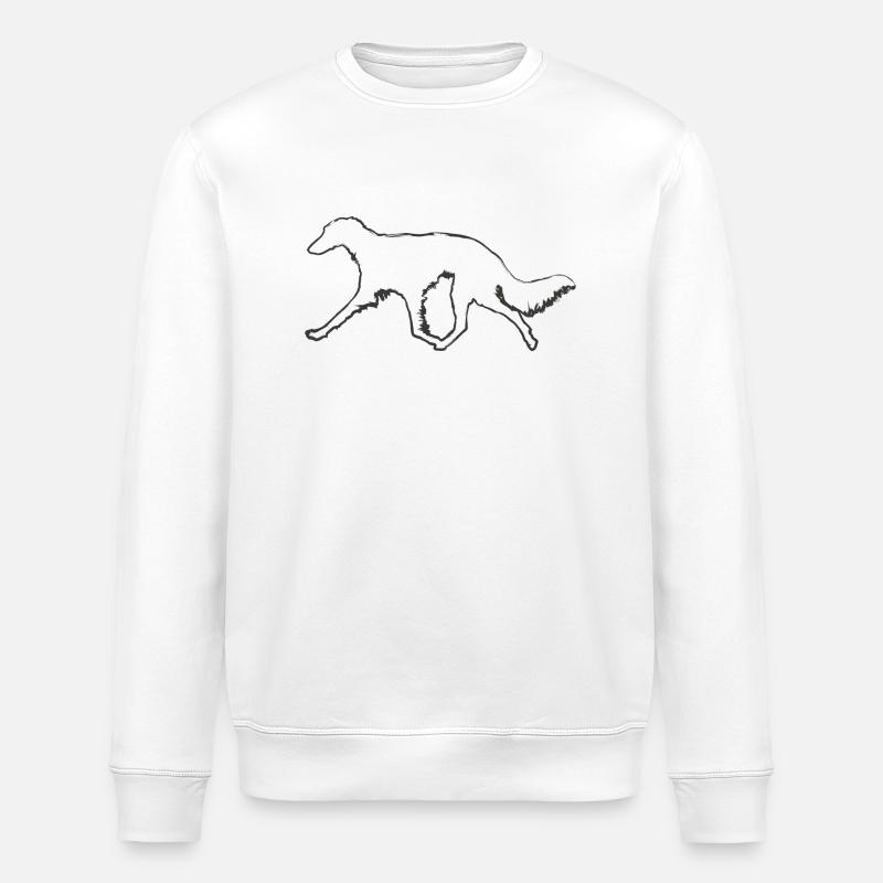 Silken Windsprite Bewegung trashy - Stanley/Stella Unisex Bio-Sweatshirt ROLLER - Weiß