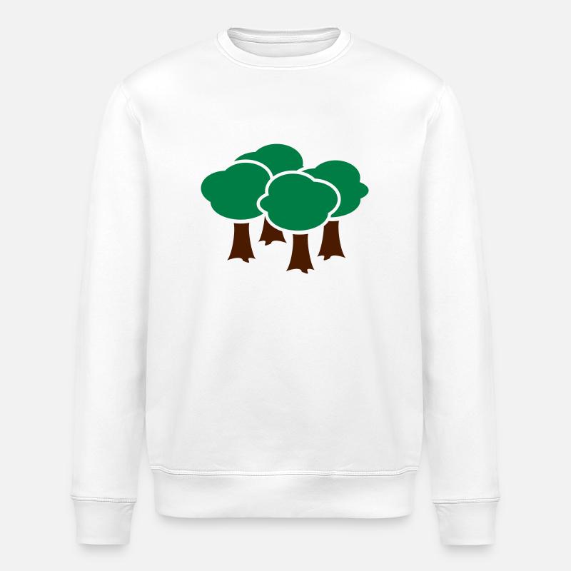 Wald - Stanley/Stella Unisex Bio-Sweatshirt ROLLER - Weiß