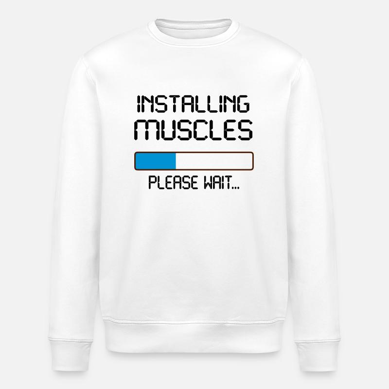 installing muscles - Sweat bio ROLLER Stanley/Stella Unisexe - blanc