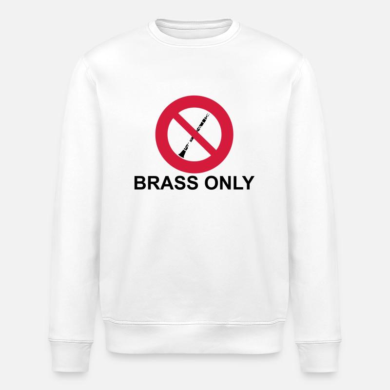 Brass Only - Stanley/Stella Unisex Bio-Sweatshirt ROLLER - Weiß