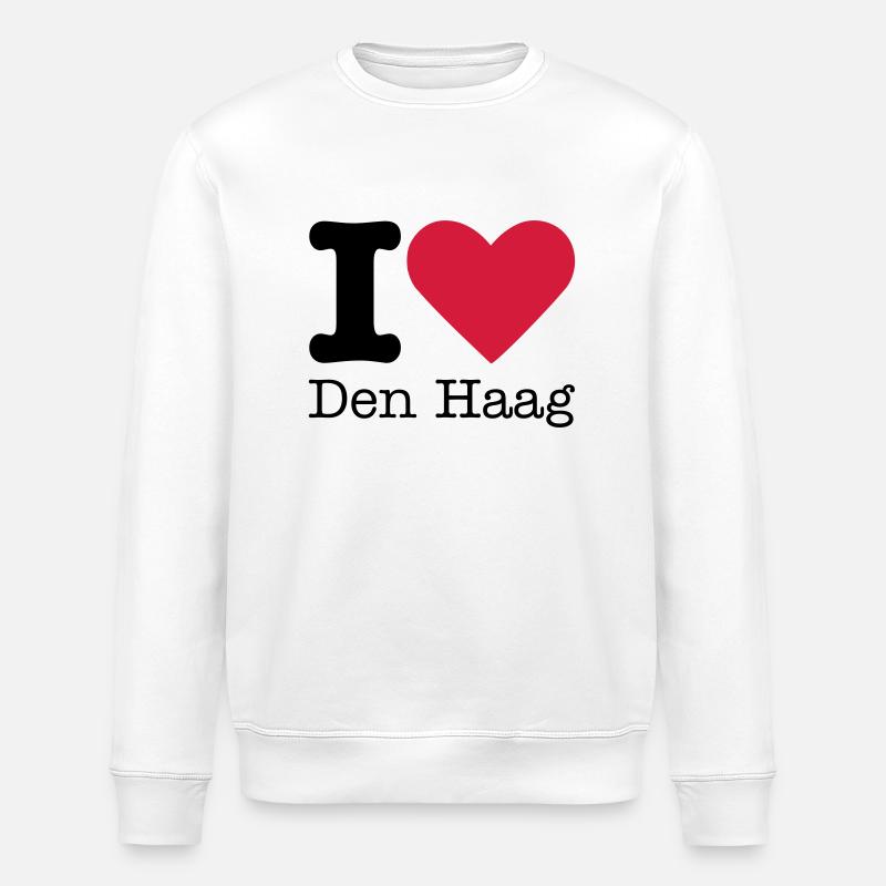 I Love Den Haag - Sweat bio ROLLER Stanley/Stella Unisexe - blanc