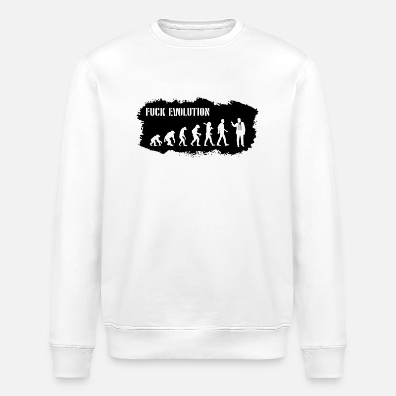 Evolution of Badass - Stanley/Stella Unisex Bio-Sweatshirt ROLLER - Weiß