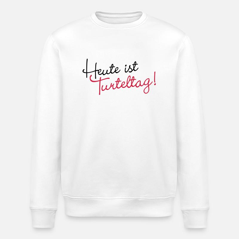 Aujourd'hui est Turteltag - Sweat bio ROLLER Stanley/Stella Unisexe - blanc