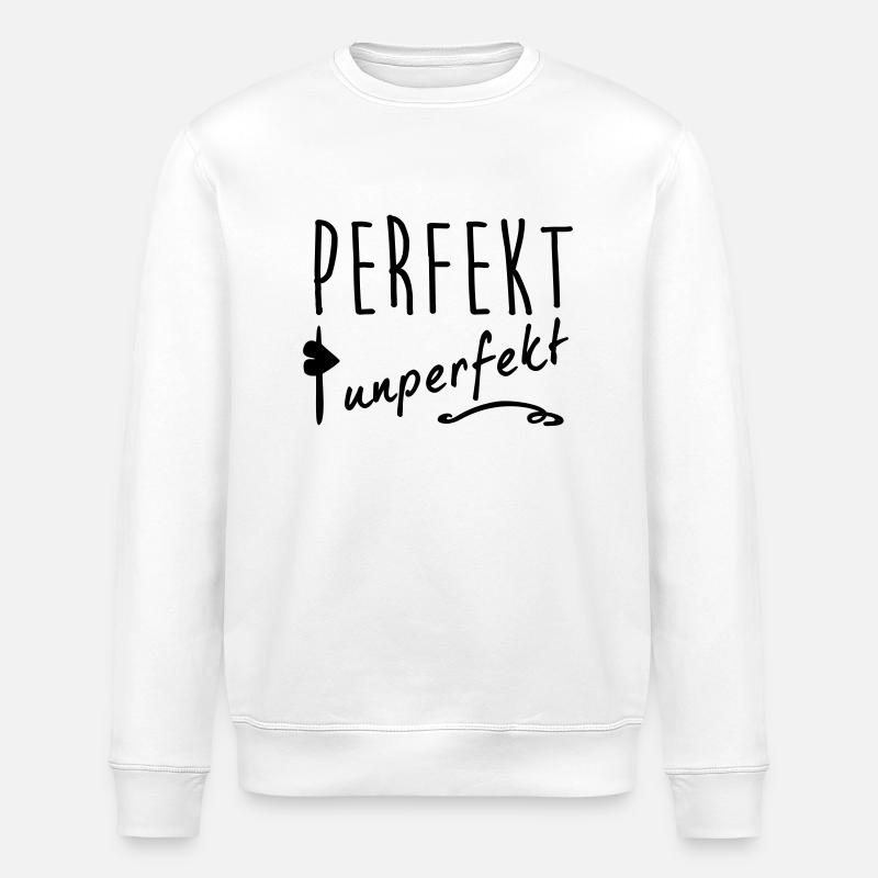 perfekt unperfekt - Stanley/Stella Unisex Bio-Sweatshirt ROLLER - Weiß