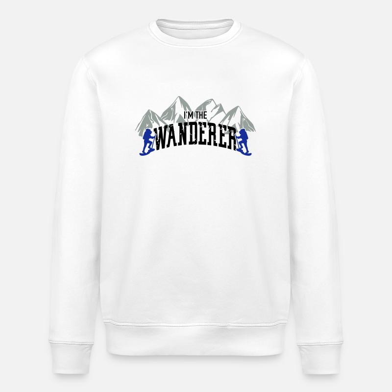 Wanderer - Stanley/Stella Unisex Bio-Sweatshirt ROLLER - Weiß