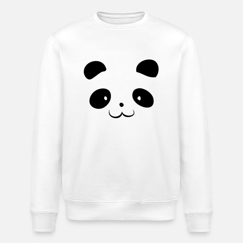 Panda Head - Sweat bio ROLLER Stanley/Stella Unisexe - blanc