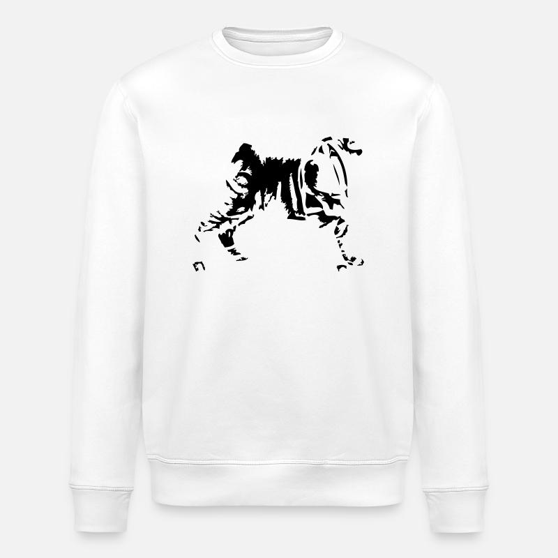 shar-pei - Stanley/Stella Unisex Bio-Sweatshirt ROLLER - Weiß