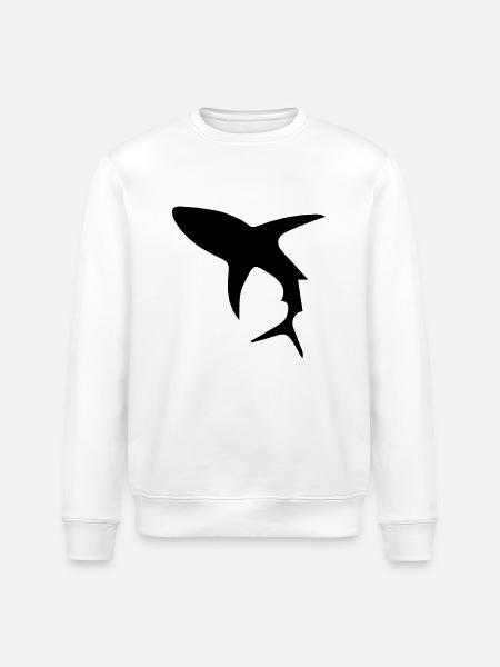 Shark - Stanley/Stella Unisex Bio-Sweatshirt ROLLER - Weiß