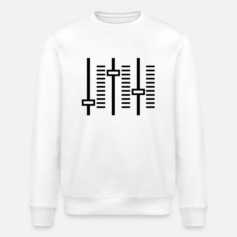 DJ controllers - Stanley/Stella Unisex Bio-Sweatshirt ROLLER - Weiß