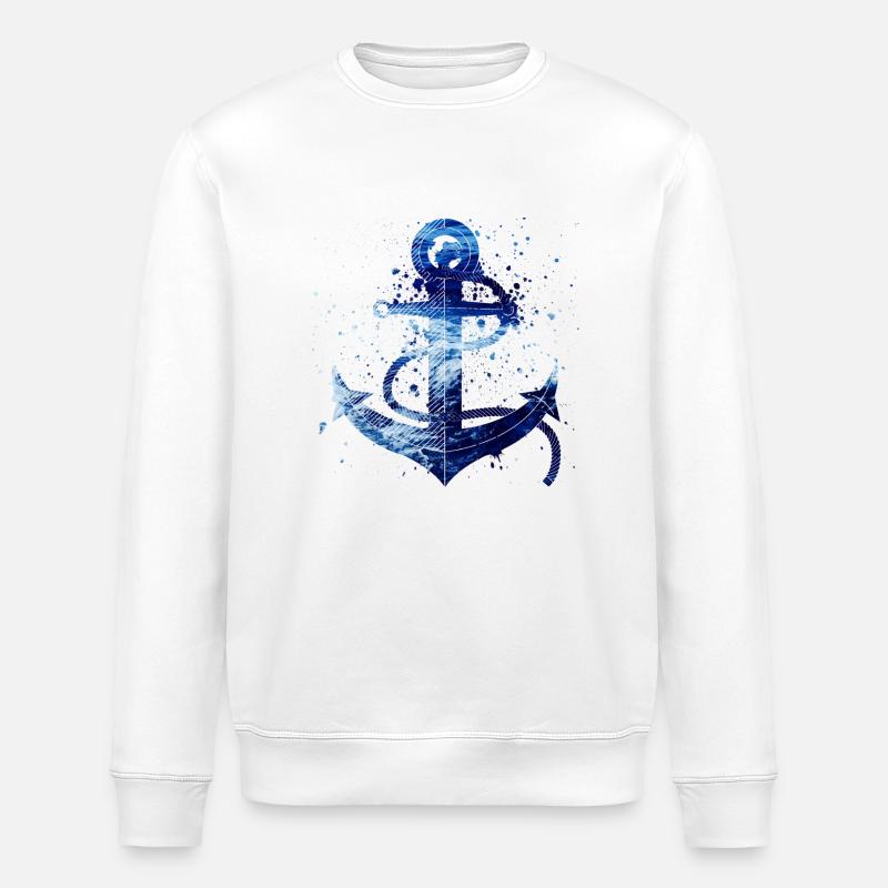 Anker - Stanley/Stella Unisex Bio-Sweatshirt ROLLER - Weiß