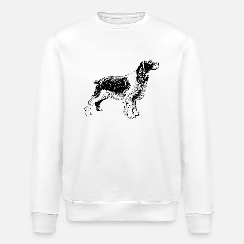 chien de chasse - Sweat bio ROLLER Stanley/Stella Unisexe - blanc