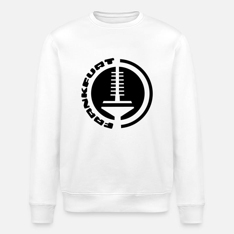frankfurt fernsehturm emblem - Stanley/Stella Unisex Bio-Sweatshirt ROLLER - Weiß