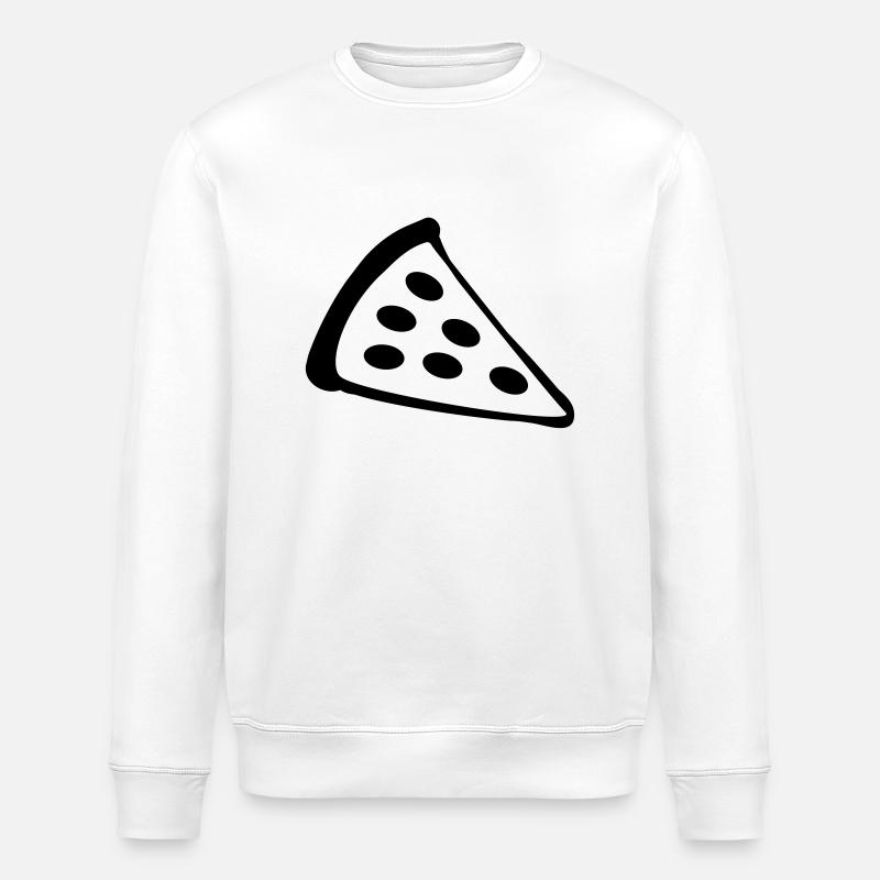 pizza - Sweat bio ROLLER Stanley/Stella Unisexe - blanc