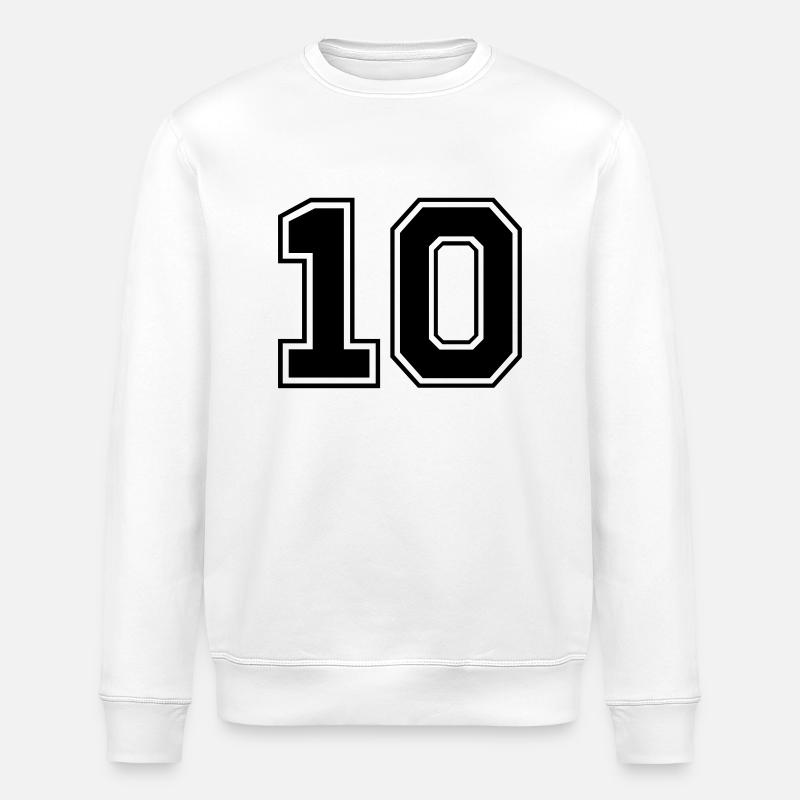 zehn - Stanley/Stella Unisex Bio-Sweatshirt ROLLER - Weiß