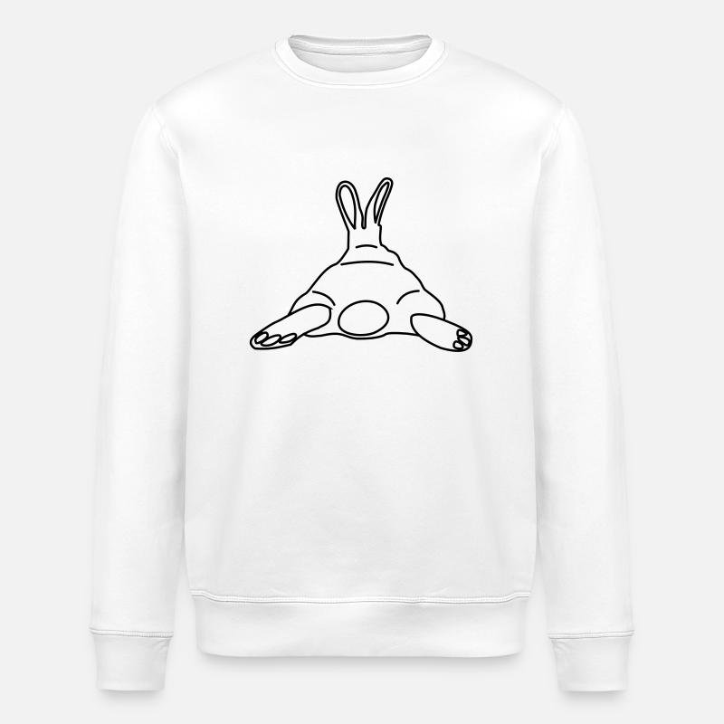 rabit - Stanley/Stella ROLLER Unisex Organic Sweatshirt - white