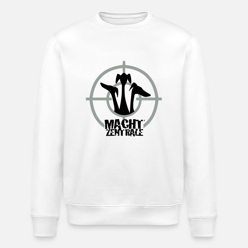 Machtzentrale - Stanley/Stella Unisex Bio-Sweatshirt ROLLER - Weiß