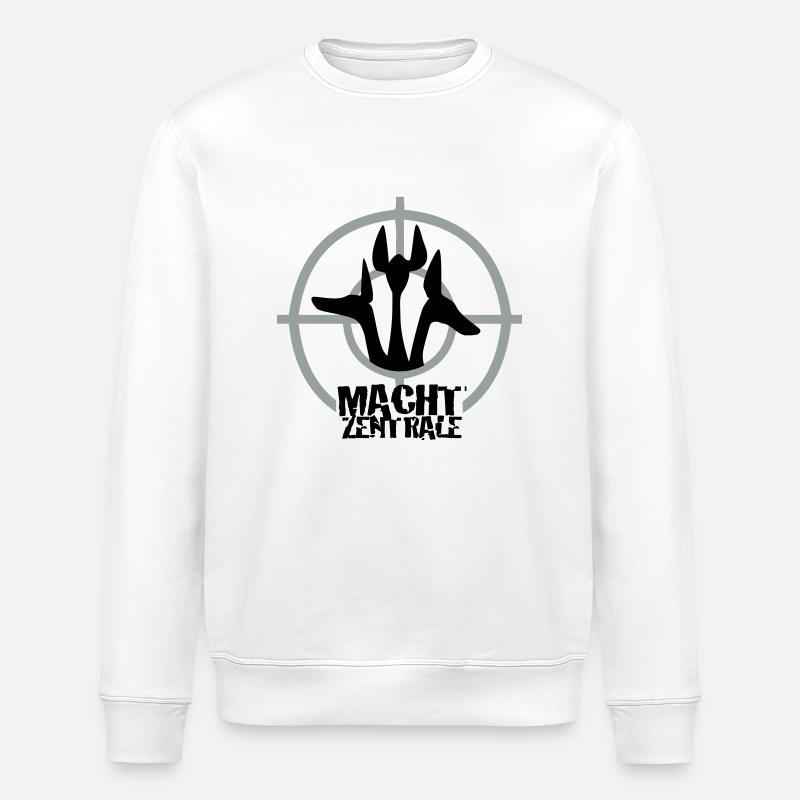 Centre d'alimentation - Sweat bio ROLLER Stanley/Stella Unisexe - blanc