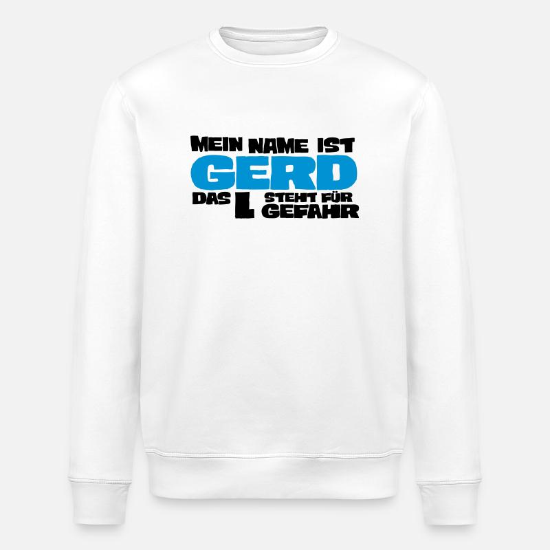 gerd - Stanley/Stella Unisex Bio-Sweatshirt ROLLER - Weiß