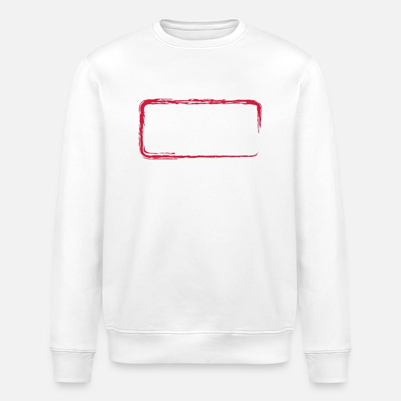 Rahmen_01 - Sweat bio ROLLER Stanley/Stella Unisexe - blanc