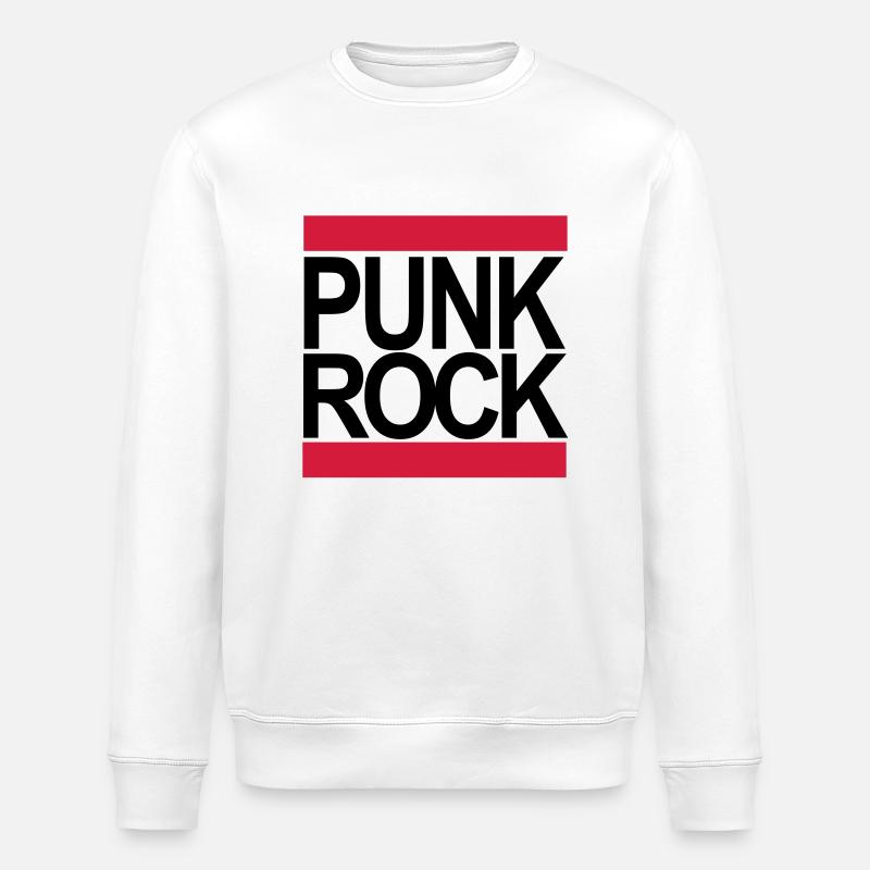 punkrock - Stanley/Stella Unisex Bio-Sweatshirt ROLLER - Weiß