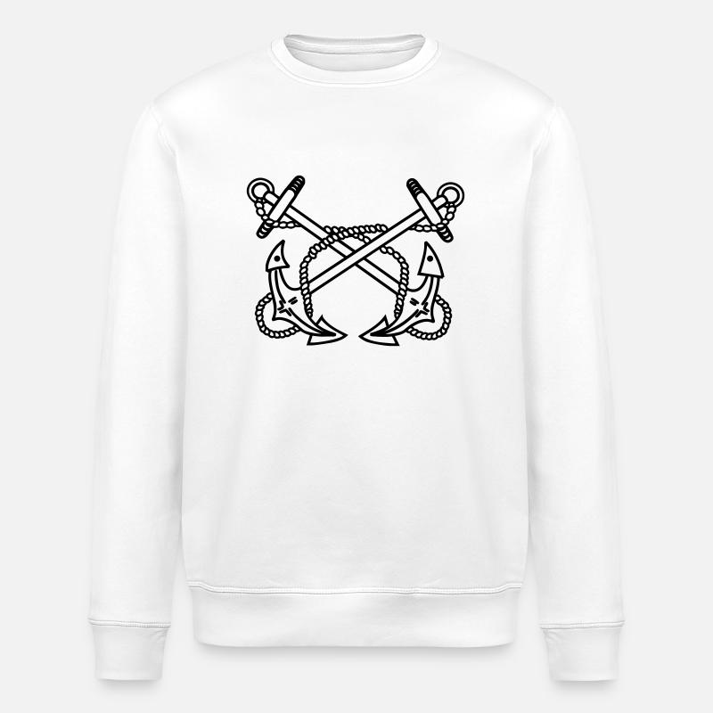 Anker - Stanley/Stella Unisex Bio-Sweatshirt ROLLER - Weiß