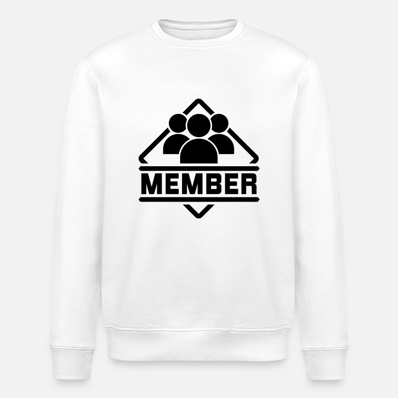 member__f1 - Stanley/Stella Unisex Bio-Sweatshirt ROLLER - Weiß