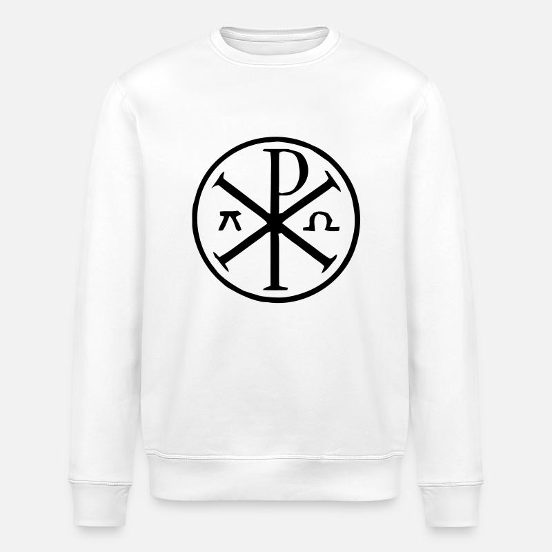Alpha-Omega - Stanley/Stella Unisex Bio-Sweatshirt ROLLER - Weiß