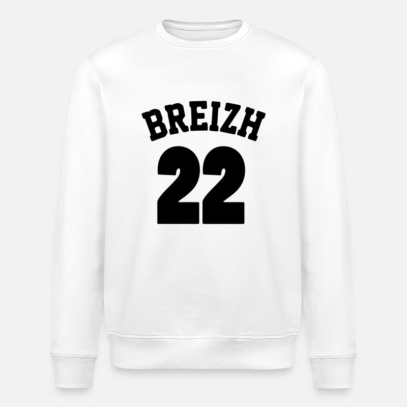 Breizh 22 - Stanley/Stella Unisex Bio-Sweatshirt ROLLER - Weiß