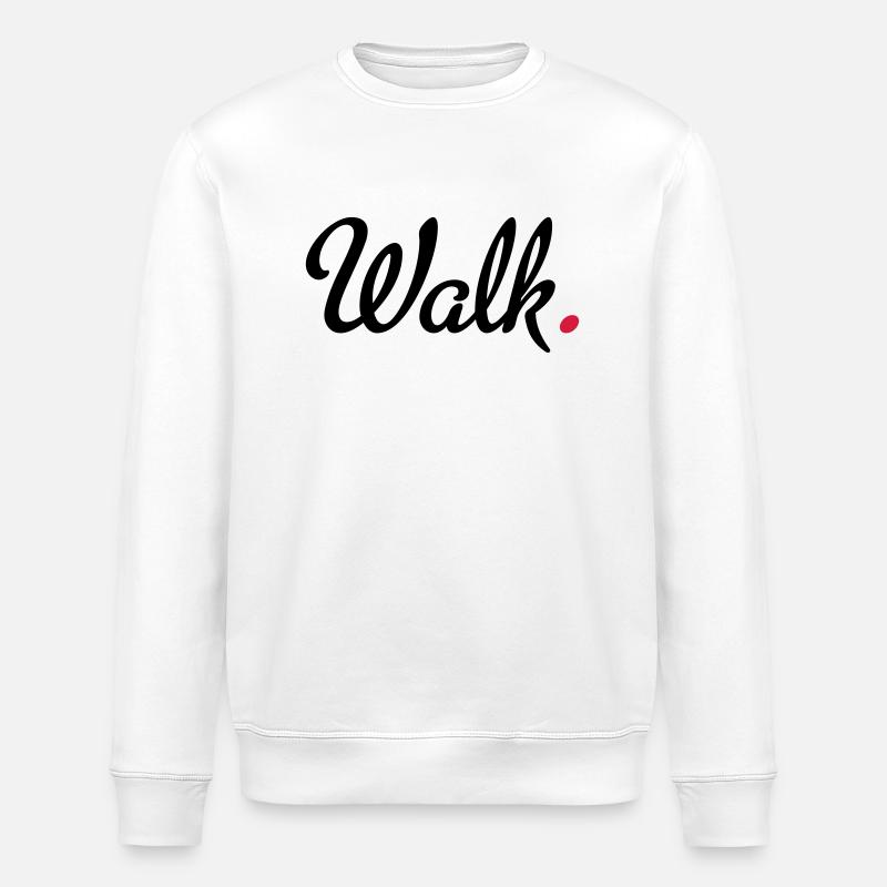 marcher - Sweat bio ROLLER Stanley/Stella Unisexe - blanc