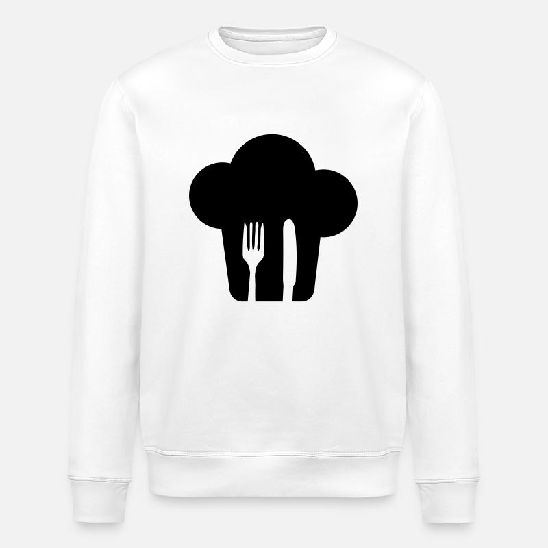 Toque couverts - Sweat bio ROLLER Stanley/Stella Unisexe - blanc