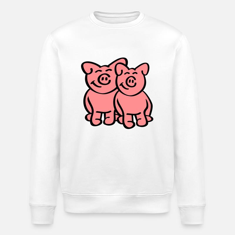 Cute Pigs - Sweat bio ROLLER Stanley/Stella Unisexe - blanc