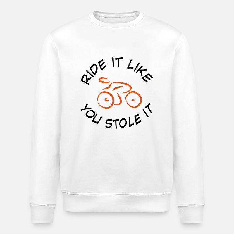 cyclisme - Sweat bio ROLLER Stanley/Stella Unisexe - blanc