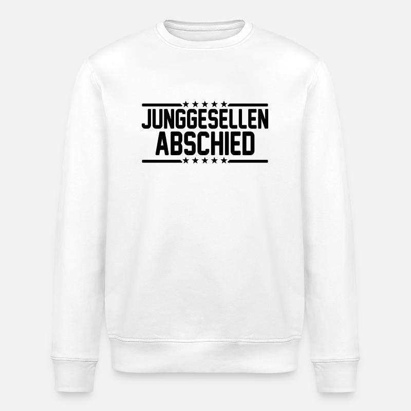 Junggesellen Abschied - Sweat bio ROLLER Stanley/Stella Unisexe - blanc
