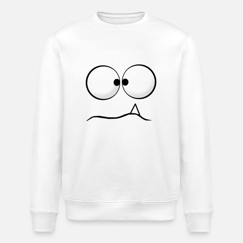 Monstre étrange - Sweat bio ROLLER Stanley/Stella Unisexe - blanc