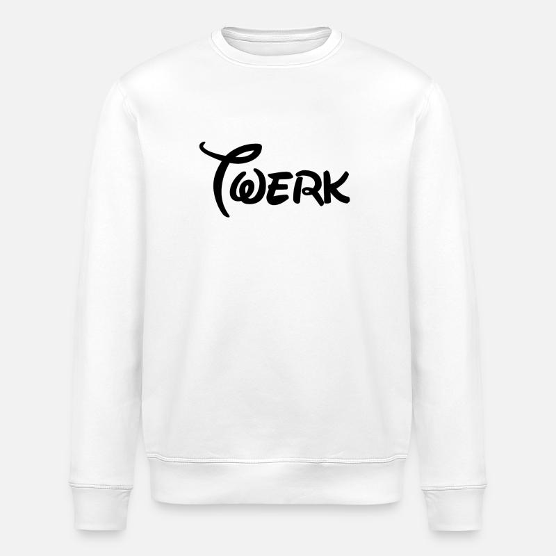 Twerk - Stanley/Stella Unisex Bio-Sweatshirt ROLLER - Weiß