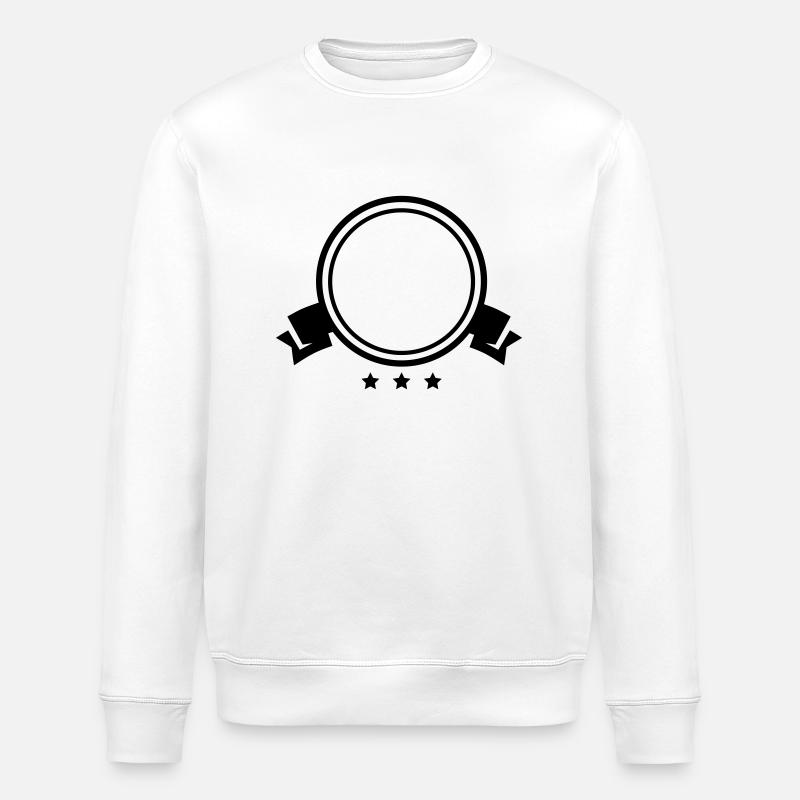 empty_cycle_f1 - Stanley/Stella ROLLER Unisex Organic Sweatshirt - white