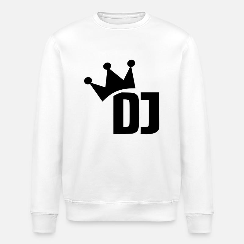 DJ - Stanley/Stella ROLLER Unisex Organic Sweatshirt - white