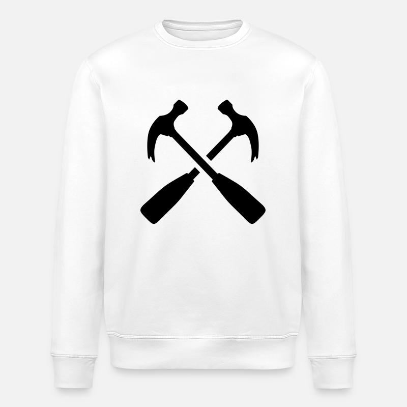 Marteau - Sweat bio ROLLER Stanley/Stella Unisexe - blanc