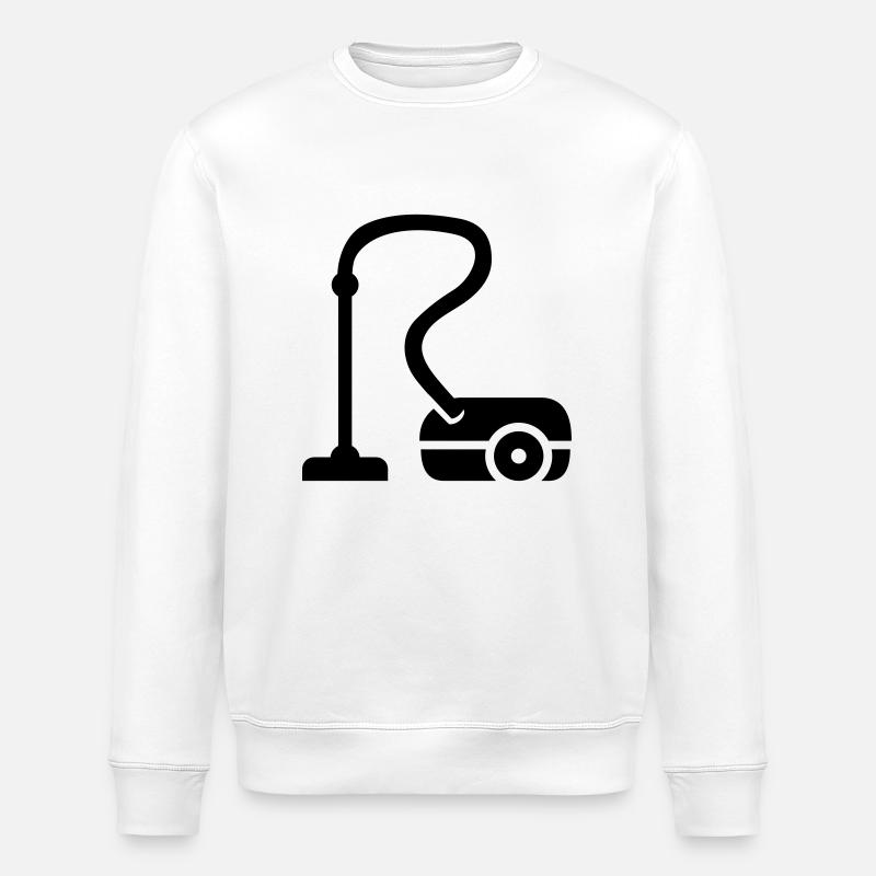 Vacuum cleaner - Stanley/Stella ROLLER Unisex Organic Sweatshirt - white